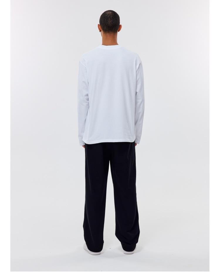 Oversized Cropped Long Sleeve Tee