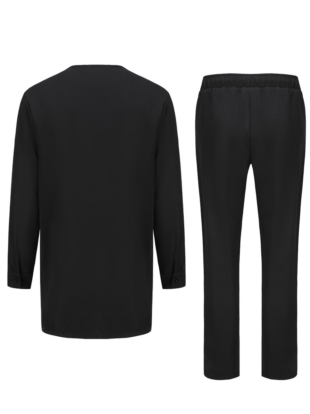 Men's Embroidered Kaftan Pants Set
