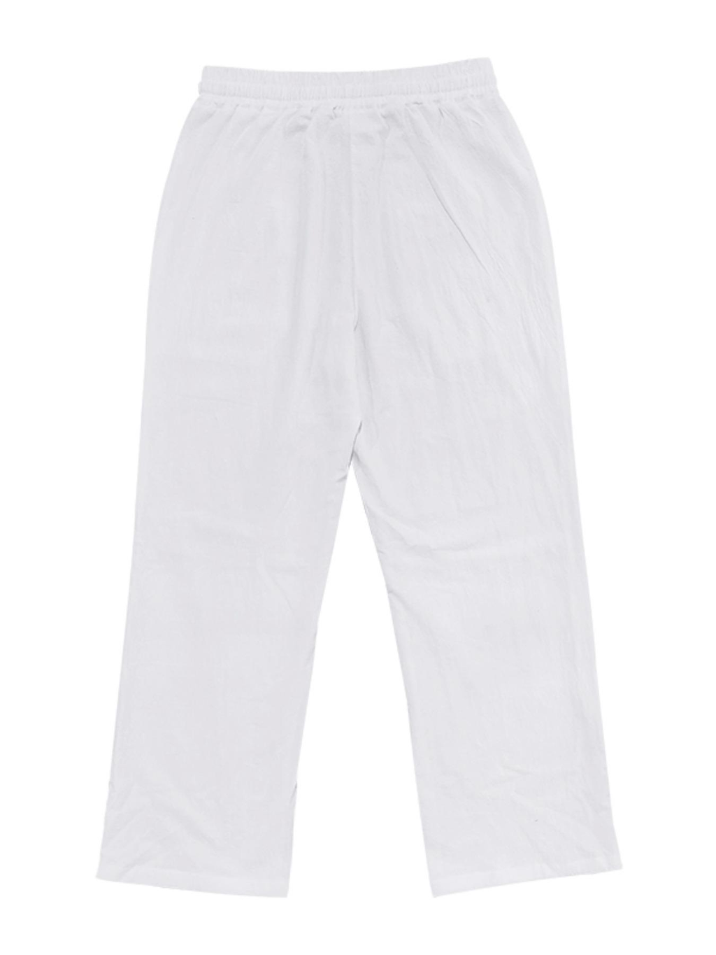 Men's Linen Multi-Pocket Casual Pants