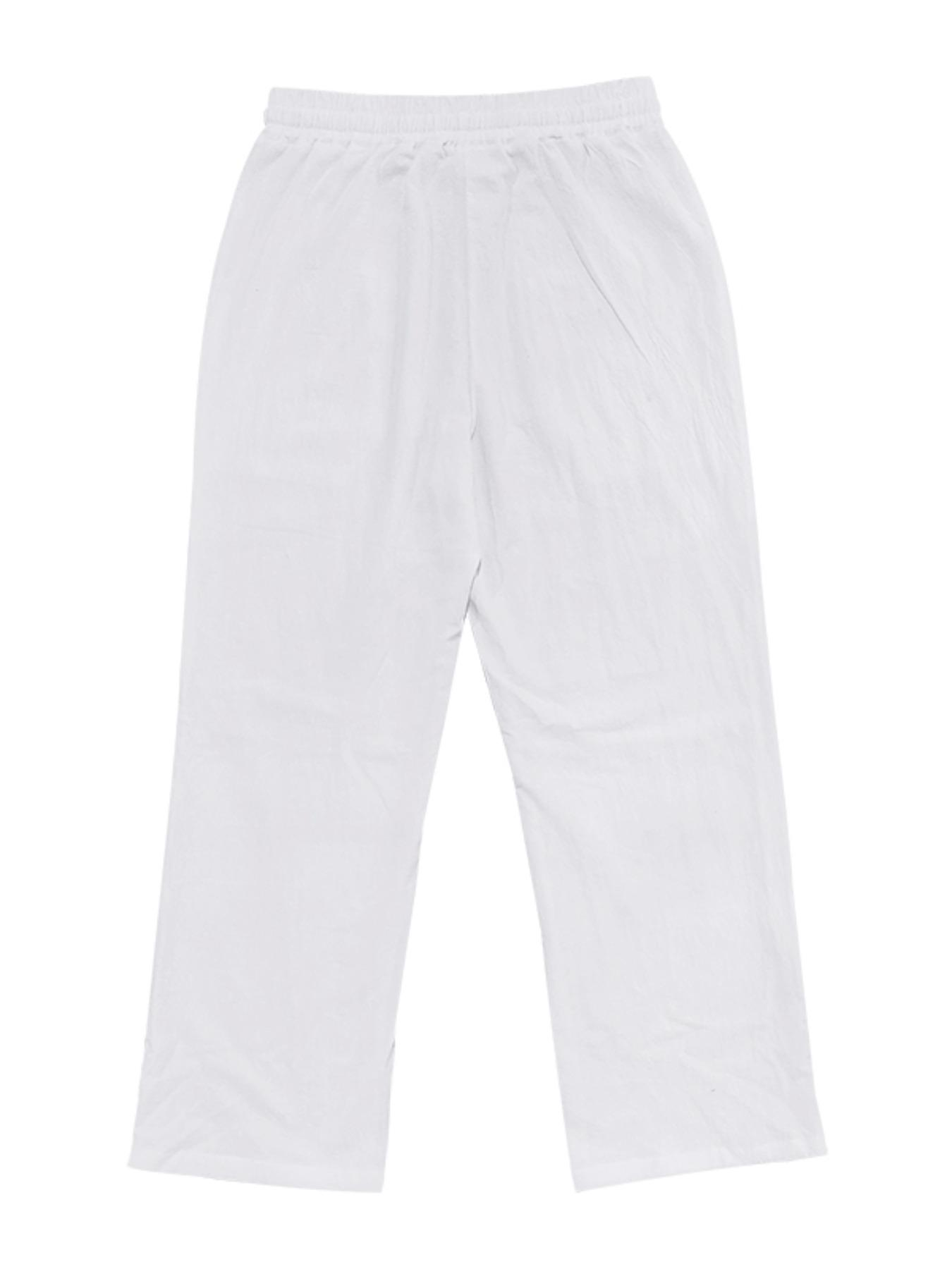 Men's Linen Multi-Pocket Casual Pants