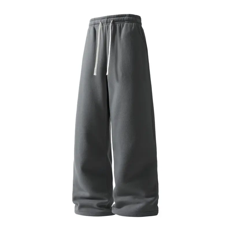 Loose-Fit Straight-Leg Drawstring Pants