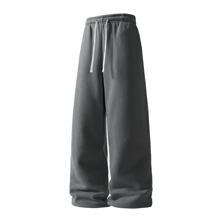 Loose-Fit Straight-Leg Drawstring Pants