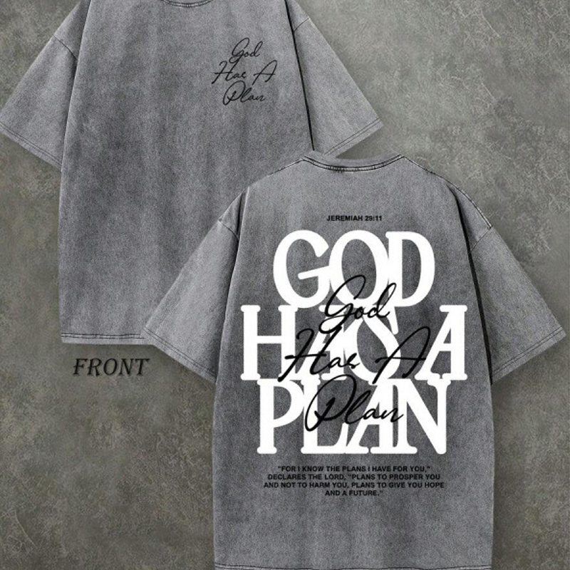 God Has a Plan Vintage Tee