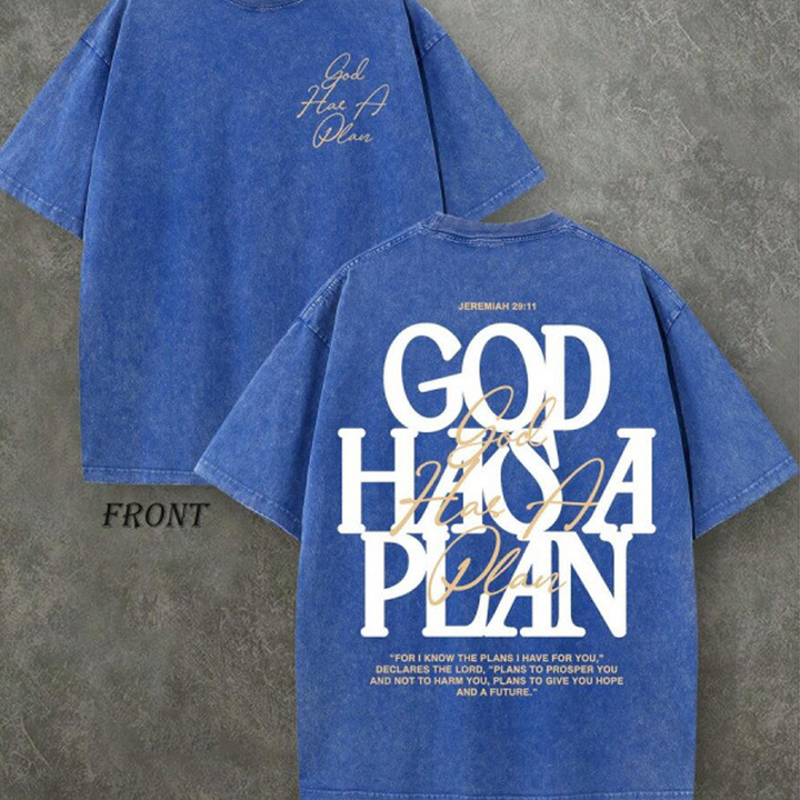 God Has a Plan Vintage Tee