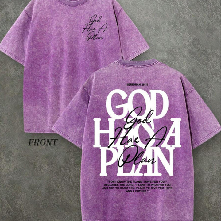 God Has a Plan Vintage Tee